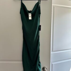 Express emerald green mini dress